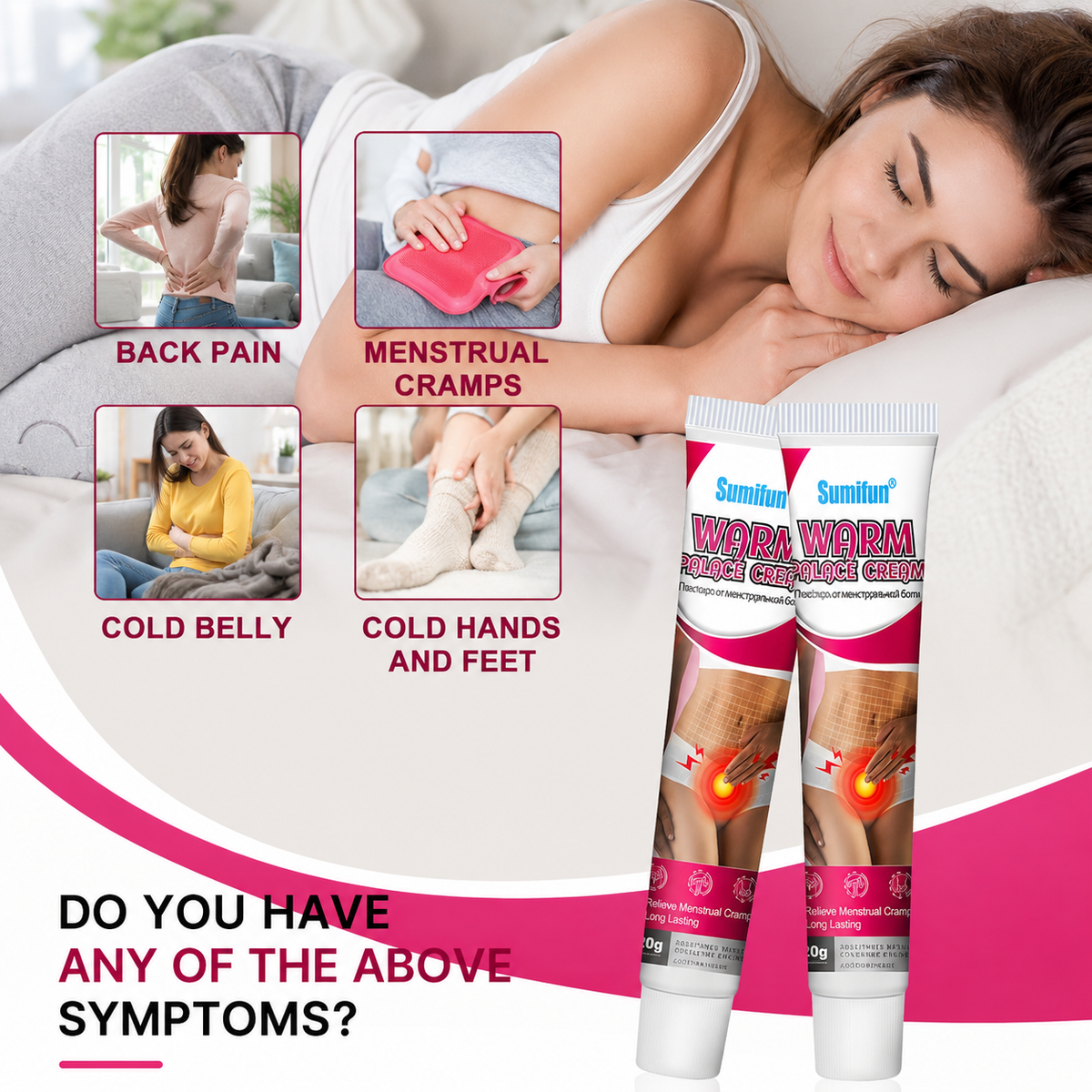 Sumifun Warm Palace Cream – Herbal Warming Cream for Women's Comfort
