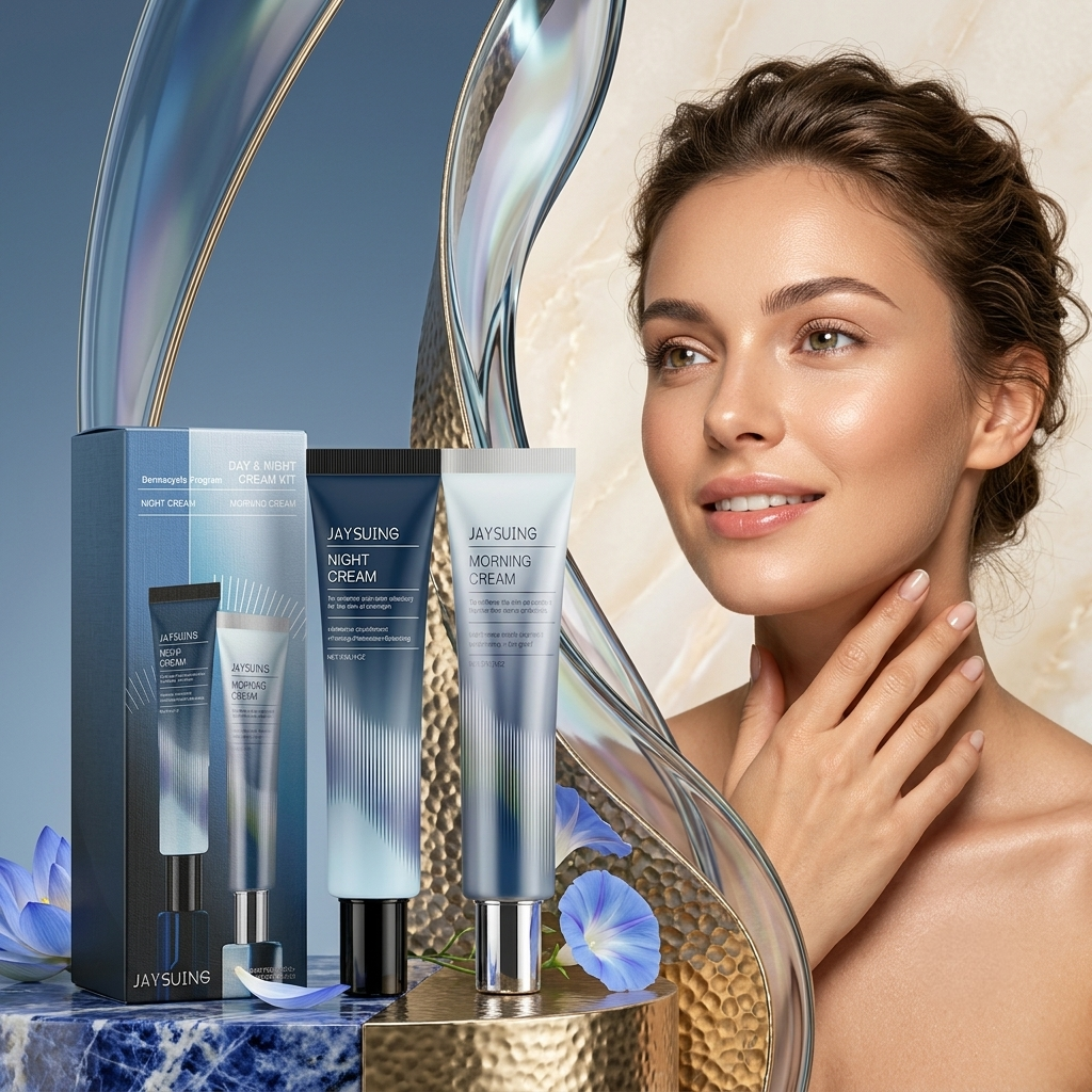 Jaysuing Day & Night Face Cream Kit – Nourishing & Brightening Skin Care Set